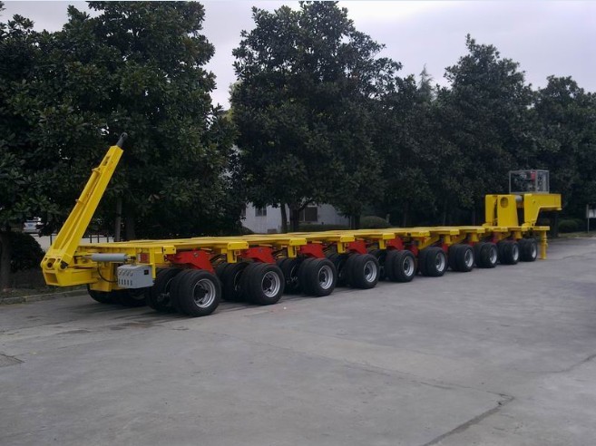 100-200ton Heavy Duty Modular Low Bed Trailer