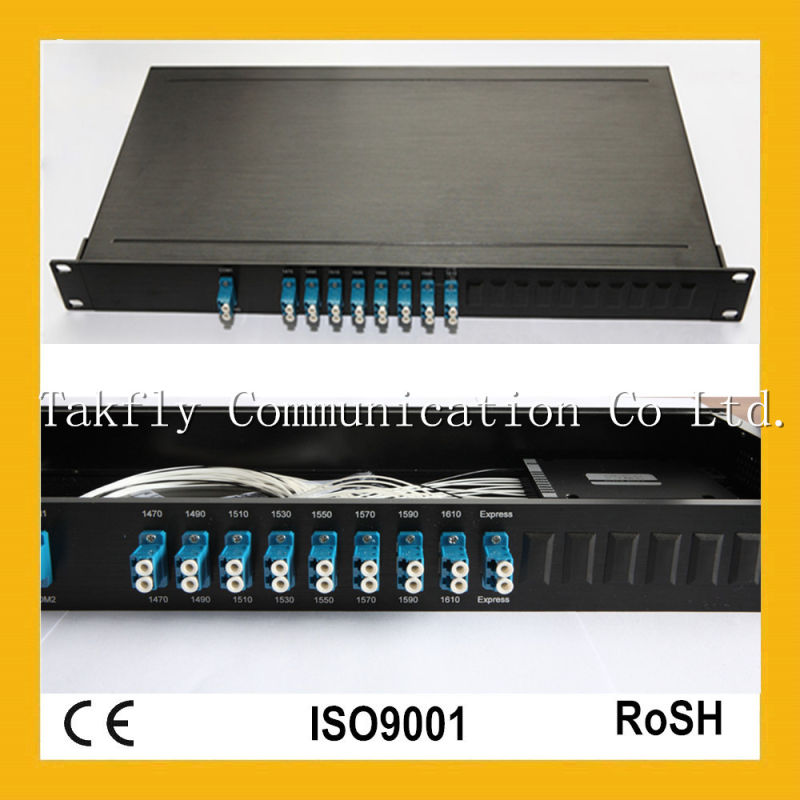 1310 Mux/Demux LC Adapter CATV FTTH Rack Mount Fiber Optic CWDM