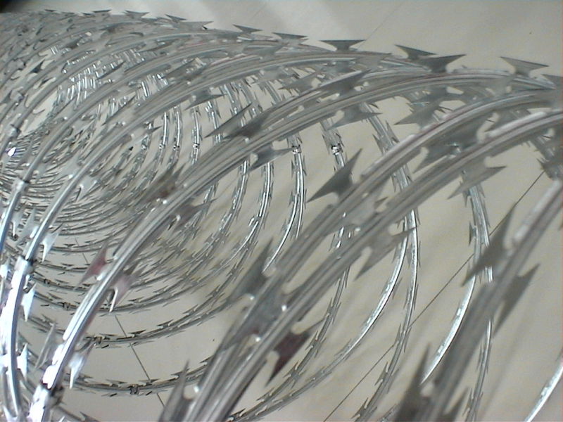 Concertina Razor Barbed Wire Made in China High Quality