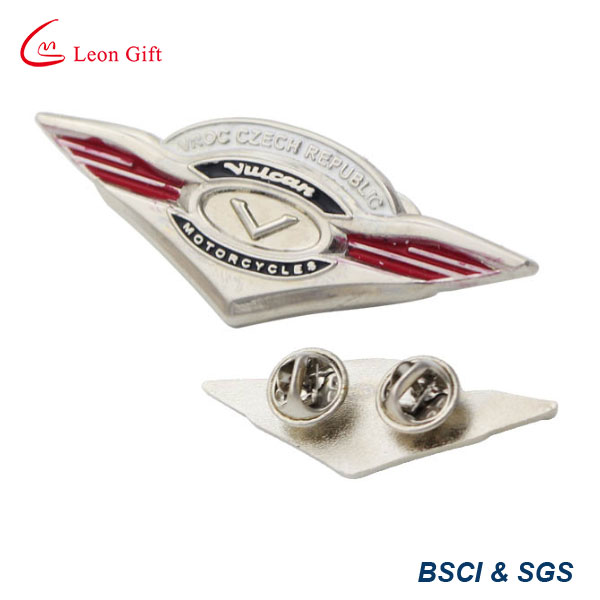 Airplane Design Metal Badge Holder Promotion