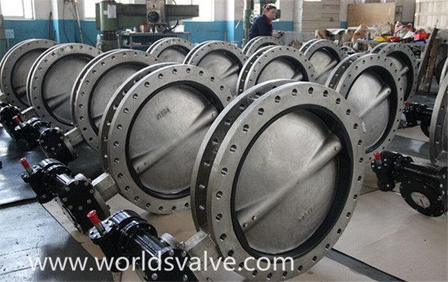 Double Flange Butterfly Valve with Electrical Actuator (WDS)