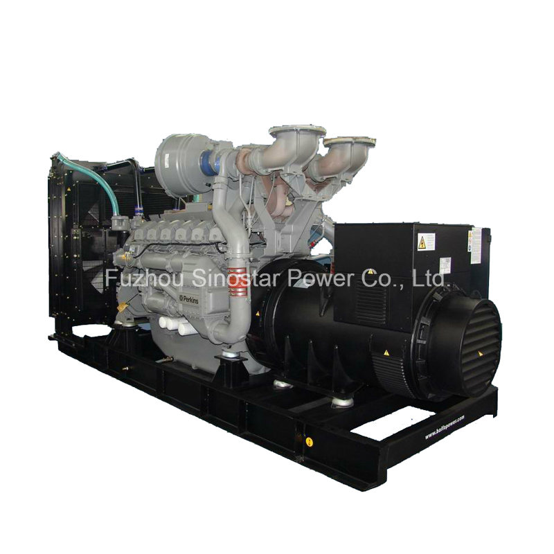 Soundproof Diesel Generator 1000kVA 800kw with Perkins Model 4008tag2a Engine