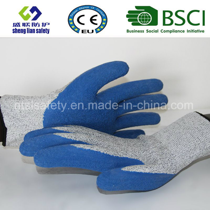 Cut Resistant Safety Work Glove with Latex Coated