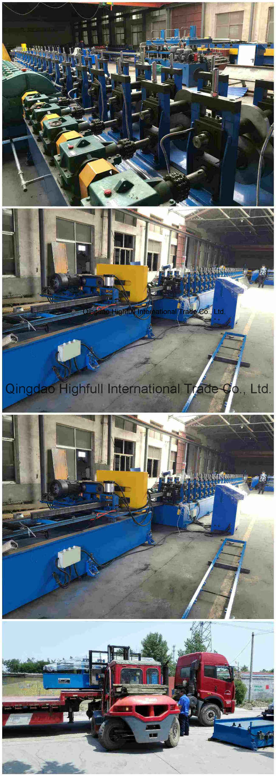 Hot DIP Galvanizing Steel Solar Power Frame Roll Forming Machine