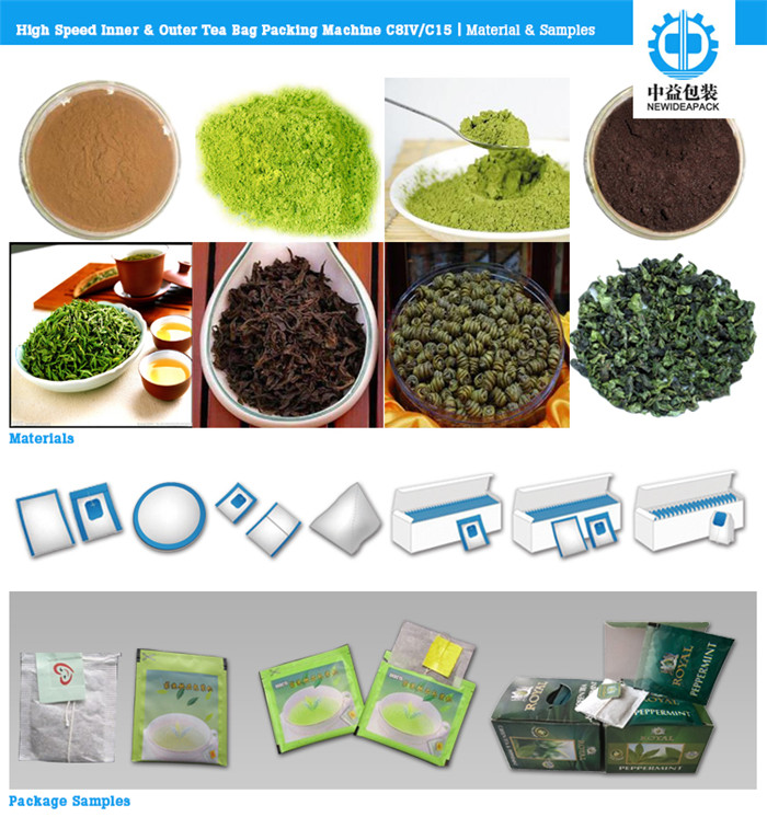 High Speed Inner&Outer Tea Bag Packing Machine (ND-C8IV)