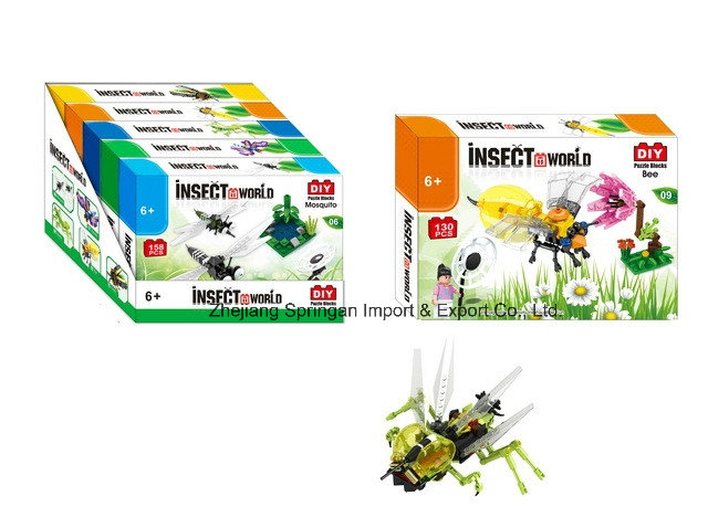 Boutique Building Block Toy for DIY Insect World-Bee