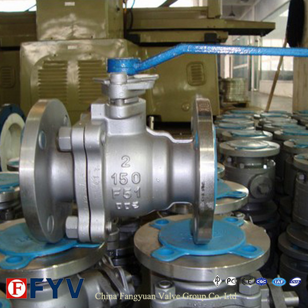 Cast Steel Flange End Floating Ball Valve