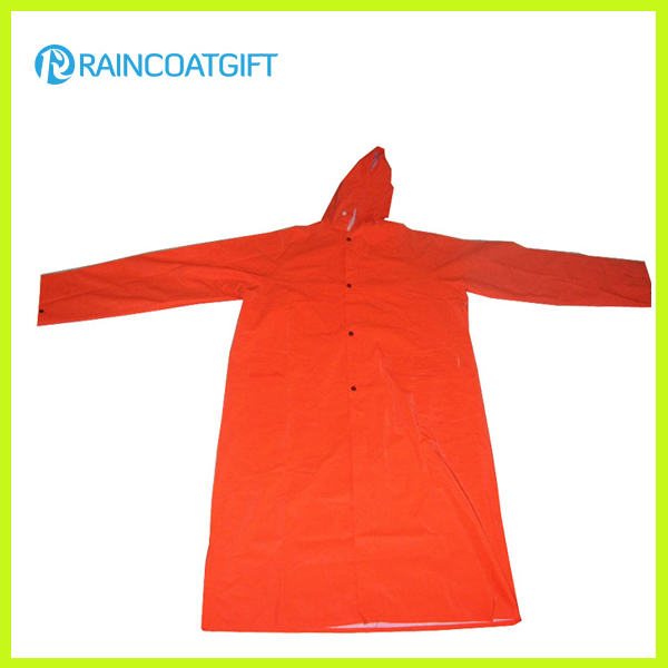 Rpp-026 Waterproof Durable PVC/Polyester Men's Rainwear