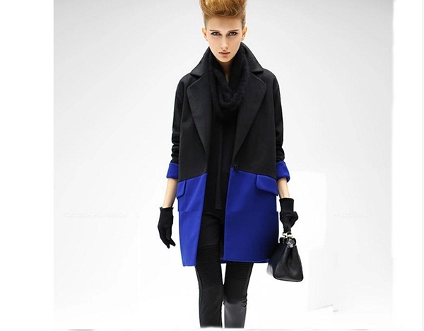 Chic Women's Winter Single Breasted Ladies Overcoat