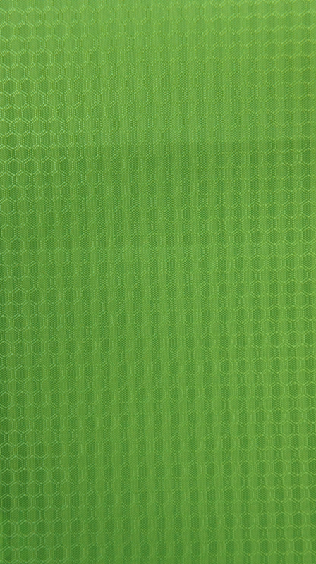 Cationic Double Hexagon Polyester Fabric with PU/PVC Coaitng