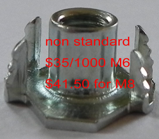 DIN1624 M3 to M16 Galvanized Steel T Nut