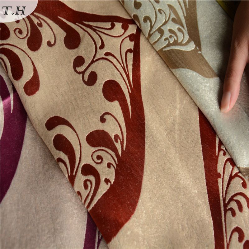 2016 Smooth Jacquard Fabric Design for Curtains (FTH30002)