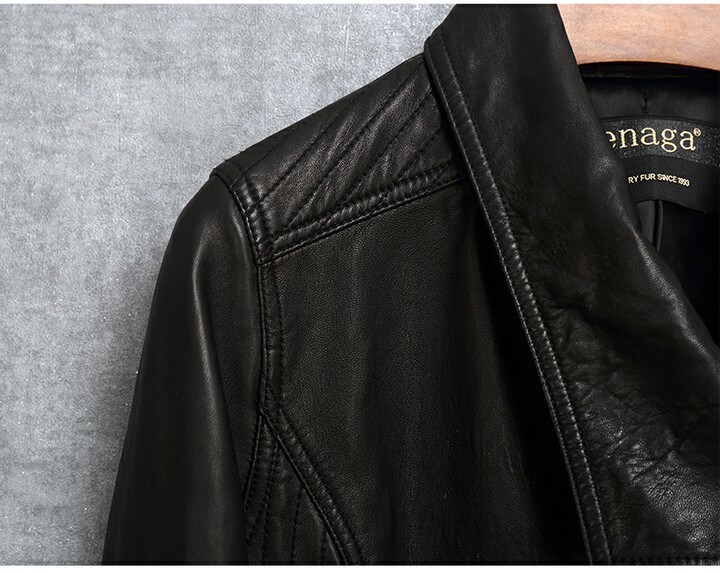 Real Sheep Leather Jacket for Women