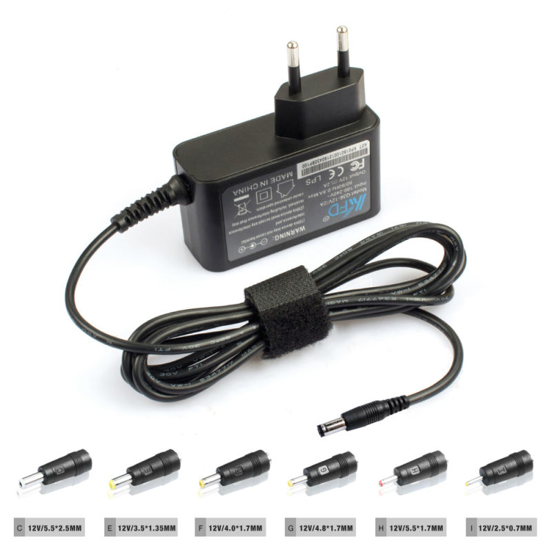 12V2a Universal Switching Adapter 24W Power Charger