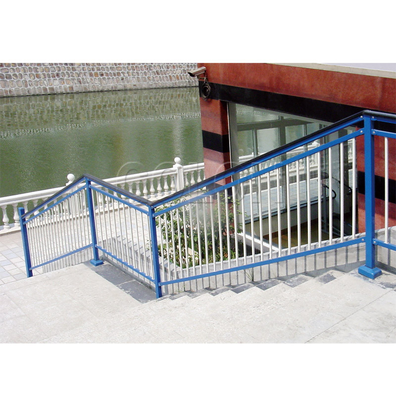 Assembled Corrosion Resistant Outdoor Iron Aluminium Staircase Railing Stair Handrail