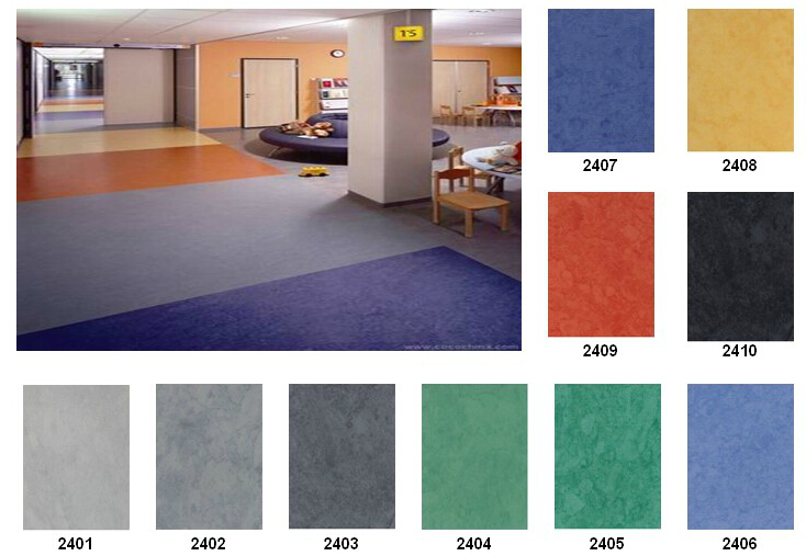 Commercial PVC Roll Flooring