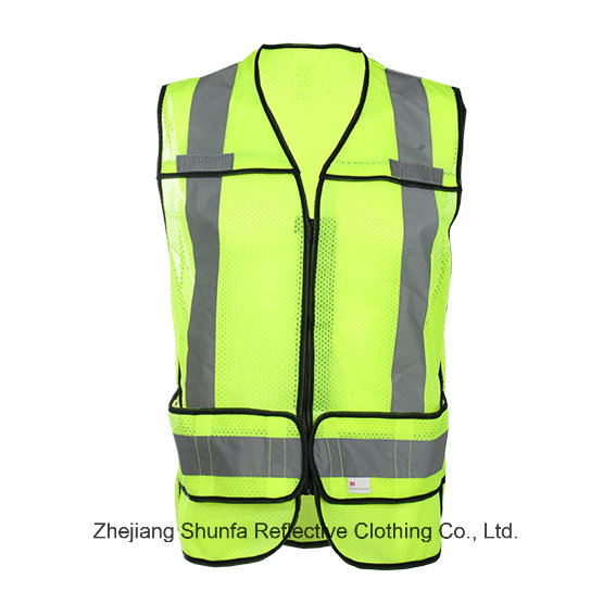 High Quality High Visibility Safety Middle Long Vest
