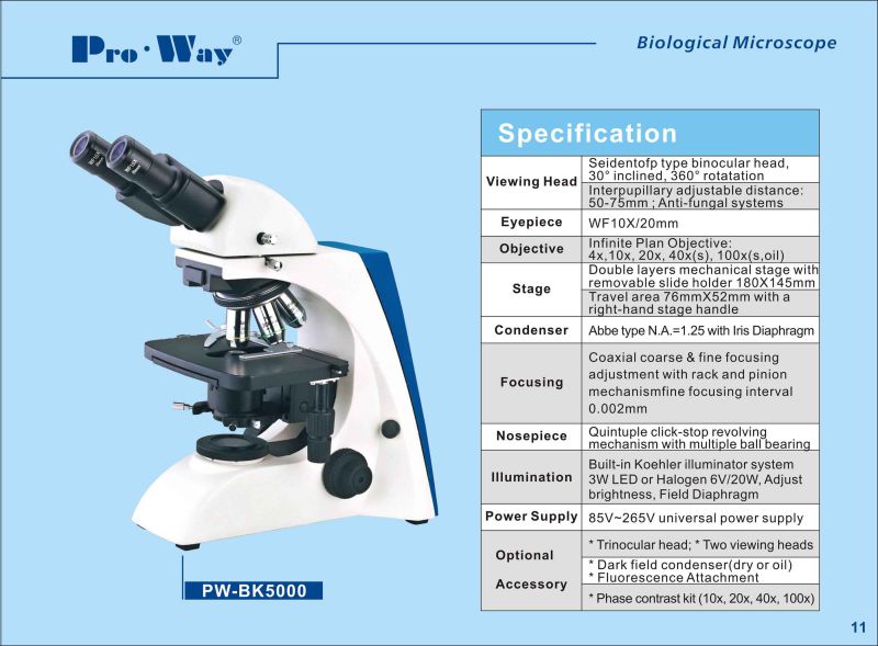 Professional Multi-Viewing Microsocpe with Two Viewing Heads (PW-BK5000DH)