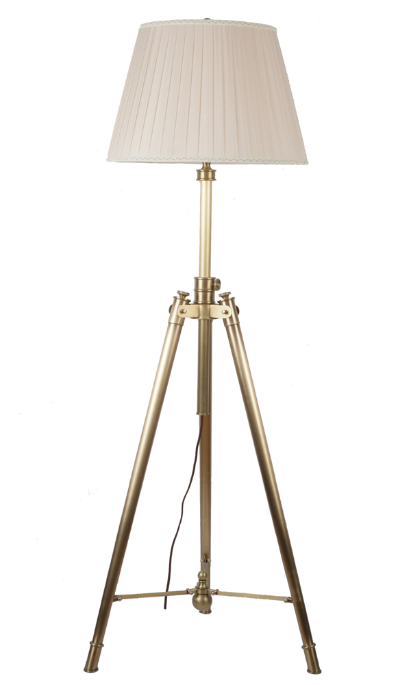 Classic Adjustable Standing Light with Fabric Shade (SL82195-1F)