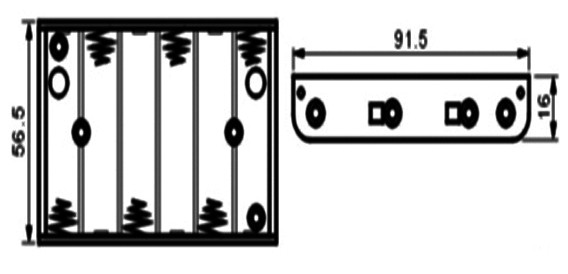 Battery Holder for Lithium Coin Cell