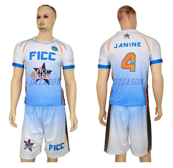 Wholesale Cheap OEM Custom Sublimation Printed Womens Mens Volleyball Jerseys