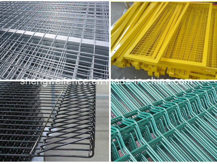 3 Folds PVC Coated Safety Welded Wire Mesh Fence Panel