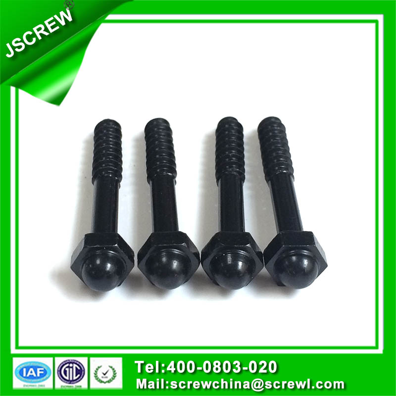 China Supply Customized Round Hex Head Self Tapping Black Bolt