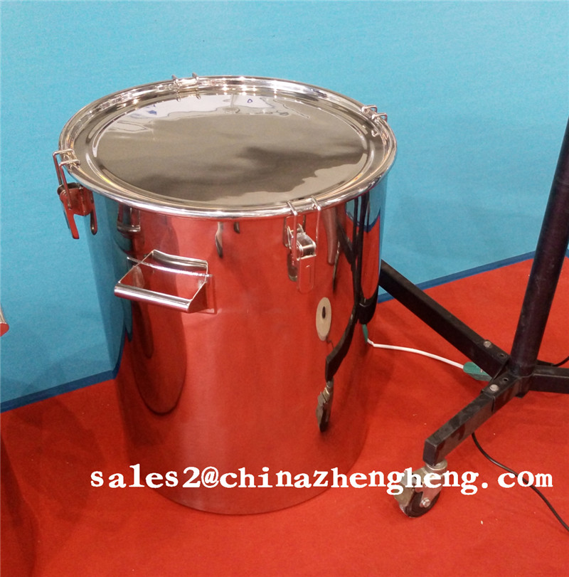 10L 20L 30L 50L 60L 70L 100L GMP Stainless Steel Bucket with Good Sealing SUS 304 SUS 316L