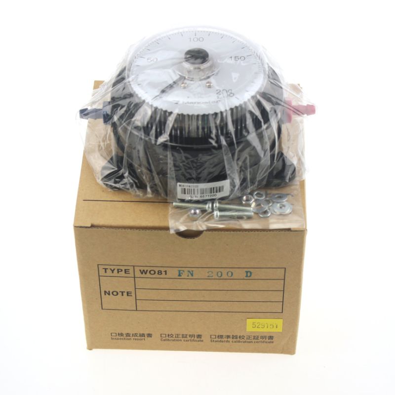 Manostar Wo81 0-1000PA Low Differential Pressure Gauge (YAMAMOTO)