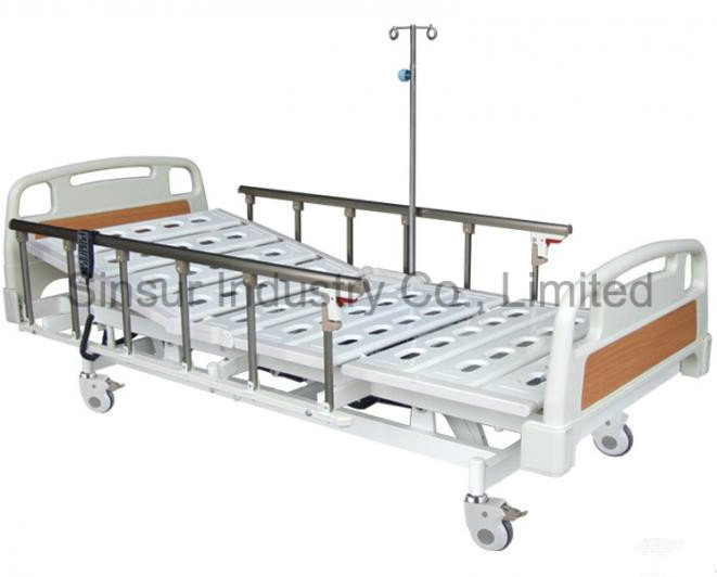 Adjustable Hospital Ward Electric Double Shake Nursing Patient Bed