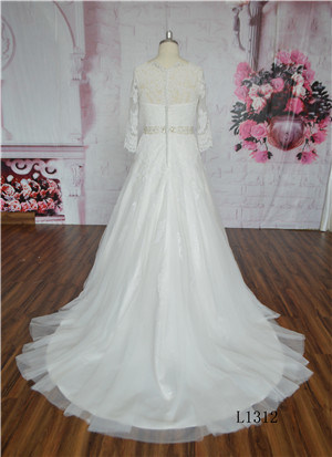 Beaded Butterfly 2016 Latest Bridal Casual Bowknot Sash Wedding Gown