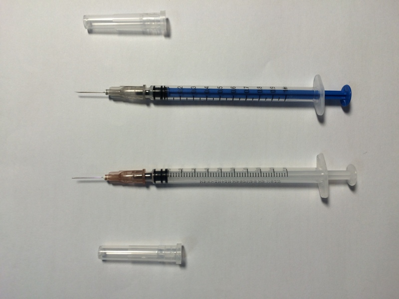 Disposable Medical Syringe 1cc for Injection