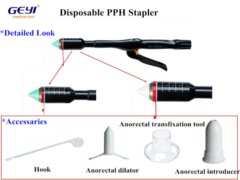 Geyi Disposable Pph Stapler with CE