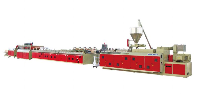 WPC Machinery Extruder/Wood Plastic Door Making Machine