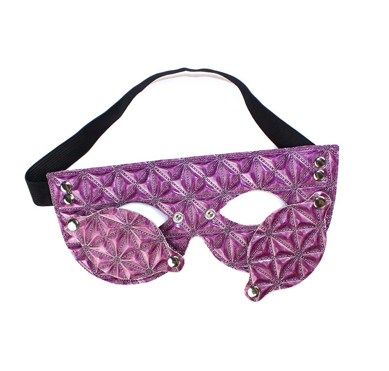 Alterable Leather Sex Toys for Couples Game Purple Hot Erotic Products Eye Mask