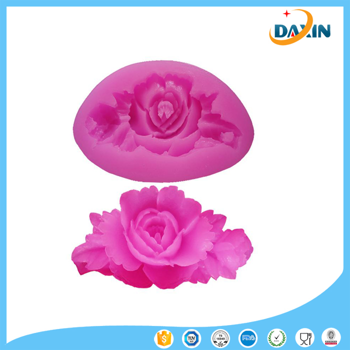 Rose Flower Leaves Cake Decorating Fondant Mold