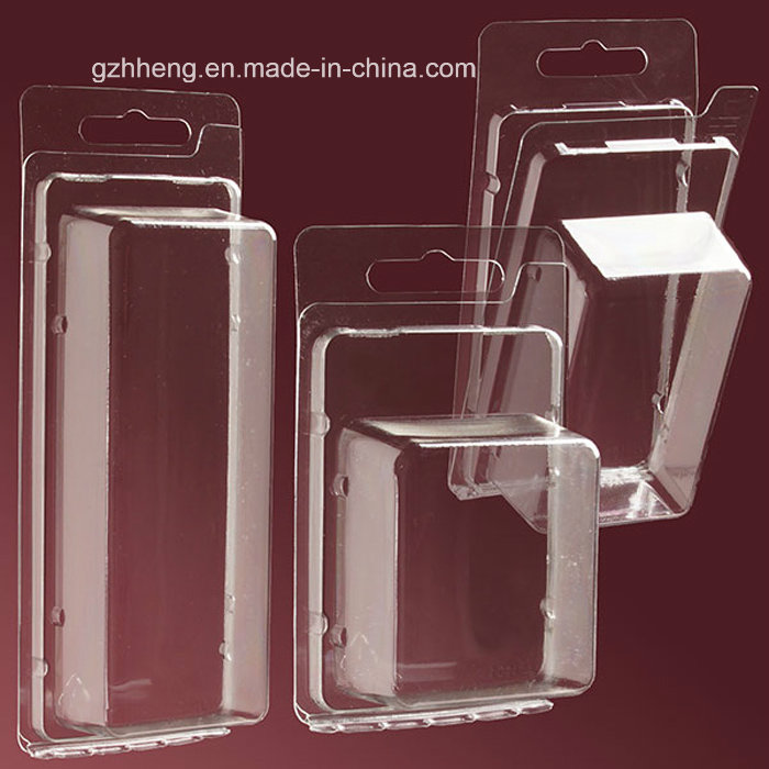 Eco-friendly clear blister clamshell box (PVC box)