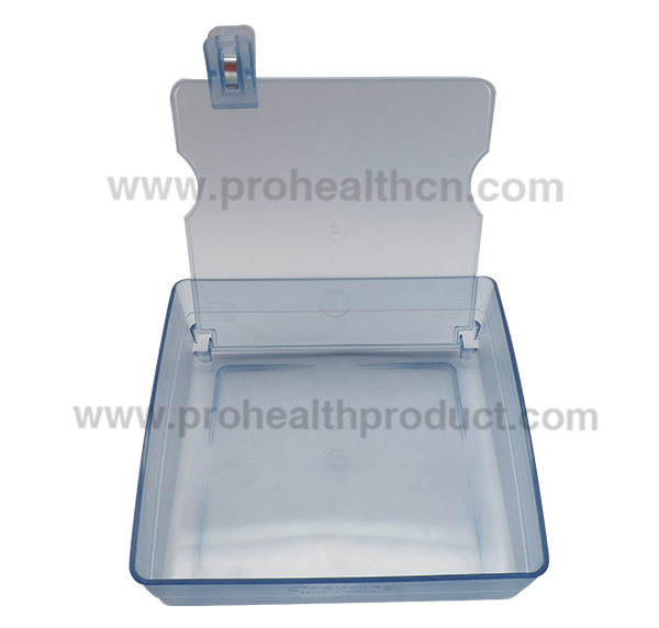 Dental Lab Working Case Pan Plastic Container Tray with Clip(pH09-069)