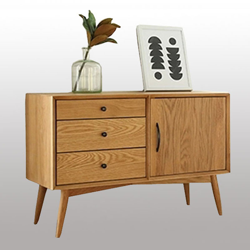 Classic Style Bedroom Wood Cabinet with Three Drawers