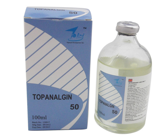 Veterinary Drugs of 50% Analgin Injection (50ml/100ml)