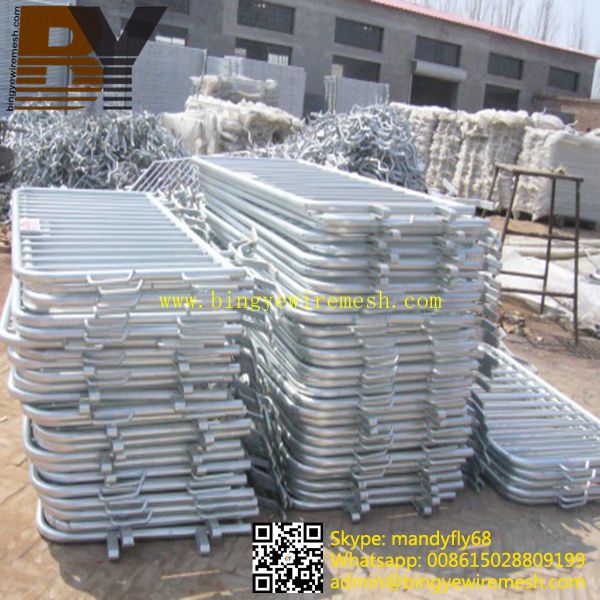 Chain Link Temporary Fence Iron Fence Crowd Control Barrier Mesh Fencing