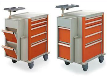 Thr-500p Hospital Emergency Cart Trolley