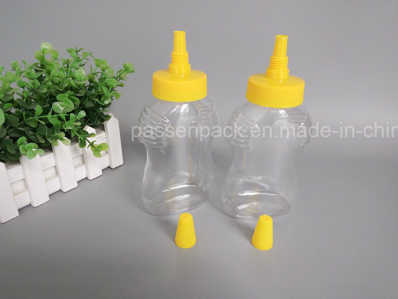 500g Pet Plastic Honey Bottle with Plastic Nozzel Cap