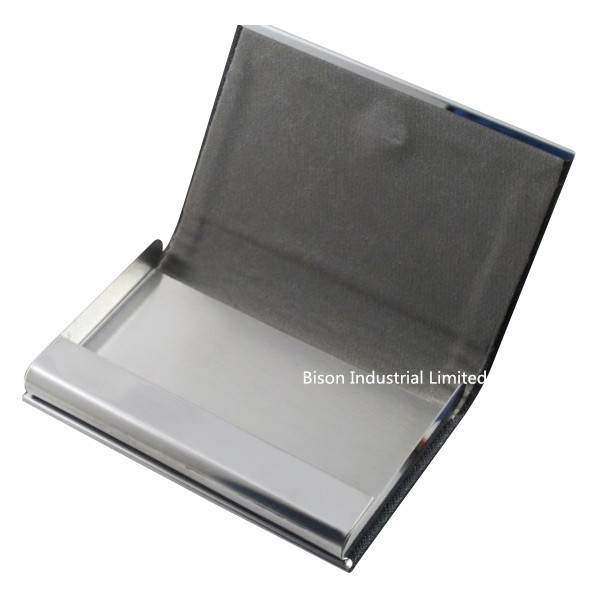 Latest Trade Show Promotios Large Capacity Leather Name Card Holder, Leather Business Card Holder (BS-L-022)