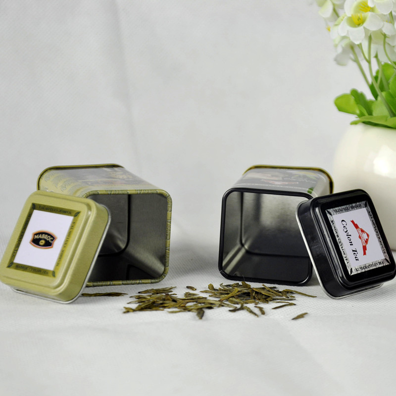 Small Square Mini Metal Candy Tin Box