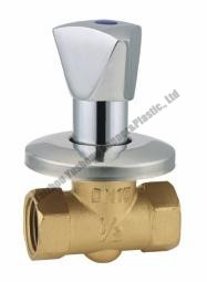 Brass Copper Gate Valve with Chrome-Plating Handle (YS6004)