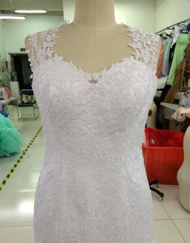 Aoliweiya Customize Bridal Wedding Dresses Plus Size