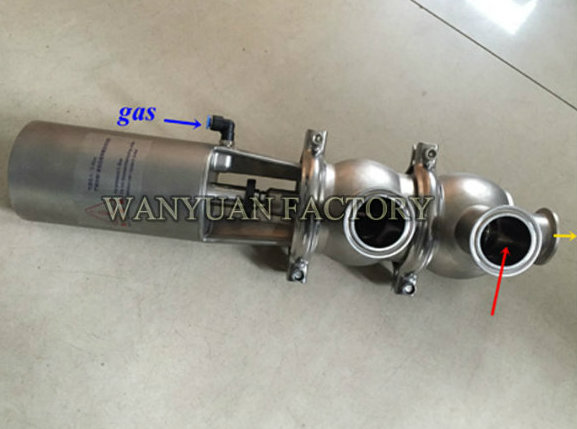 Sanitary Stainless Steel Pneumatic Reversing Valve