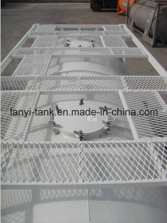 23000L 20FT Carbon Steel 4 Bar Pressure Bulk Cement Tank Container