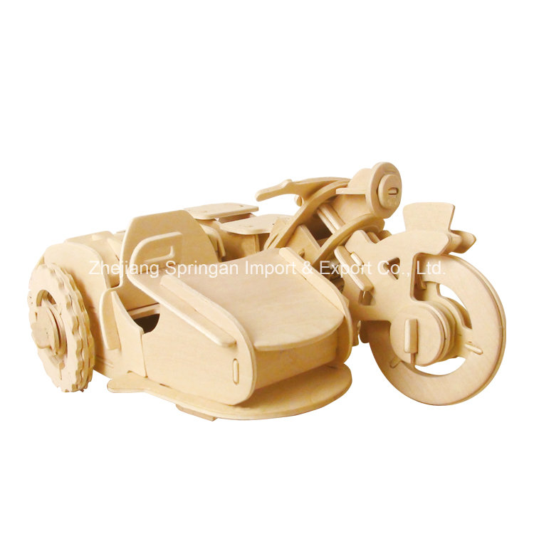 Boutique Colourless Wood Toy Vehicles-Motor Tricycle